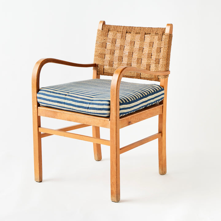 Mid-Century Rope Back Chair