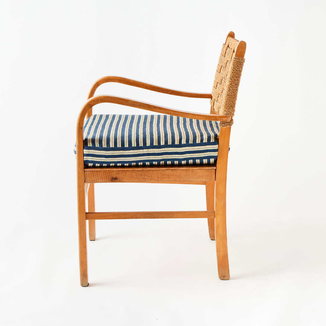 Mid-Century Rope Back Chair
