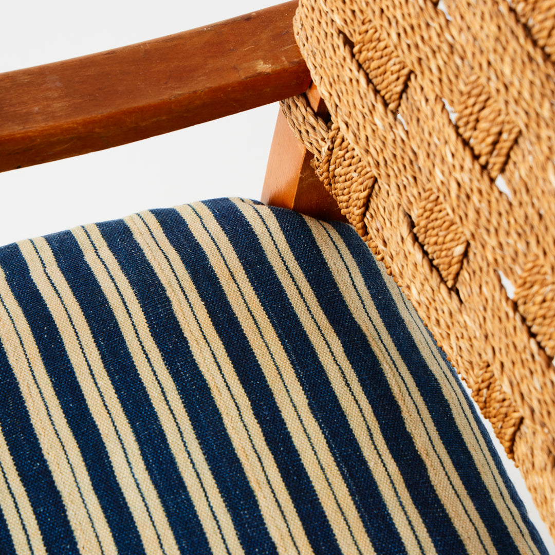 Mid-Century Rope Back Chair