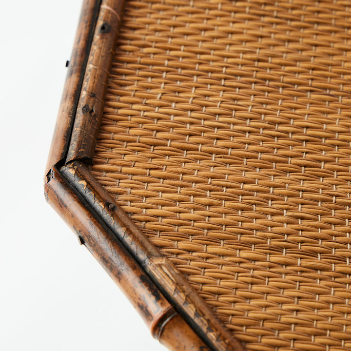 Vintage Bamboo Side Table