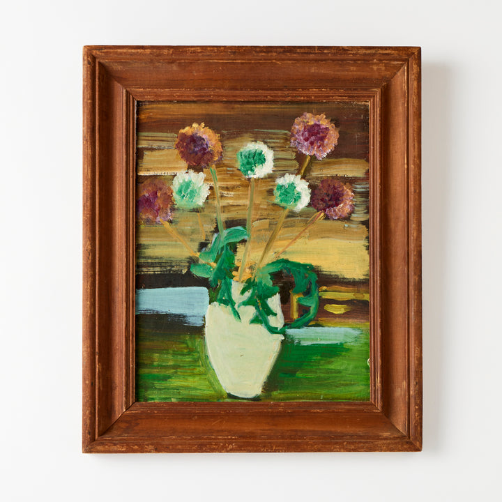 Vintage Floral Still Life Painting