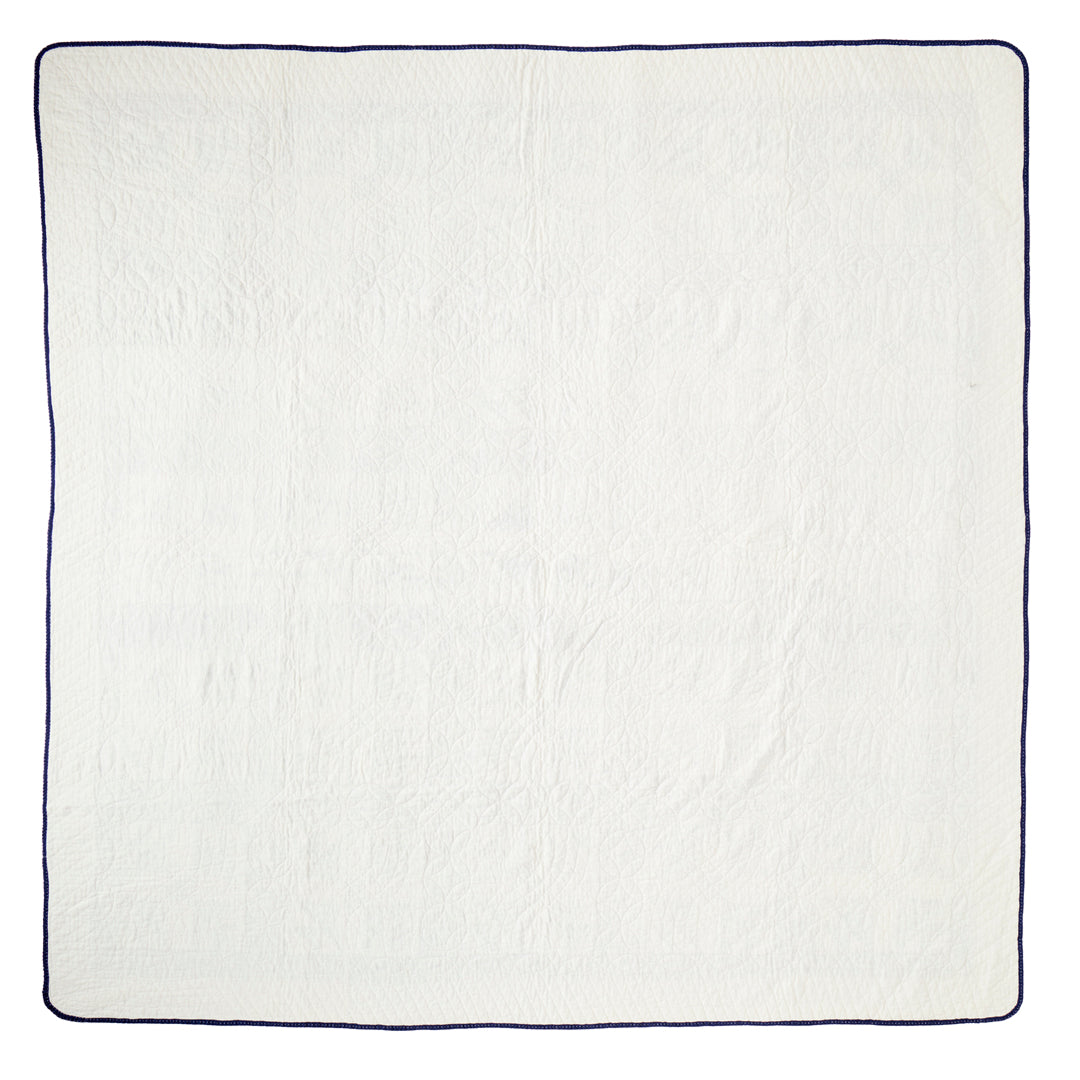 Antique Indigo Duck and Ducklings Quilt, c. 1910