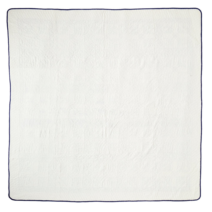 Antique Indigo Duck and Ducklings Quilt, c. 1910