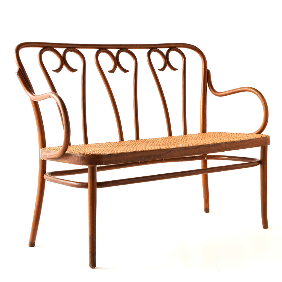Vintage Bentwood Bench