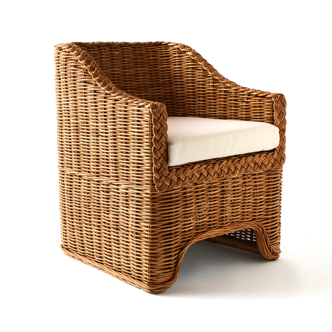 Pair of Vintage Rattan Chairs by Ralph Lauren Home