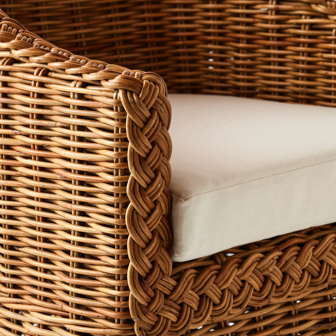 Pair of Vintage Rattan Chairs by Ralph Lauren Home