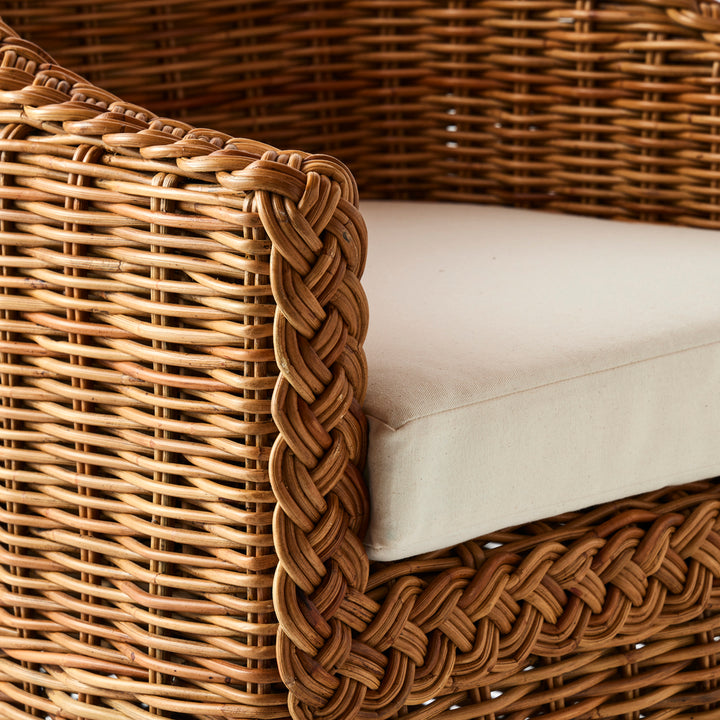 Pair of Vintage Rattan Chairs by Ralph Lauren Home