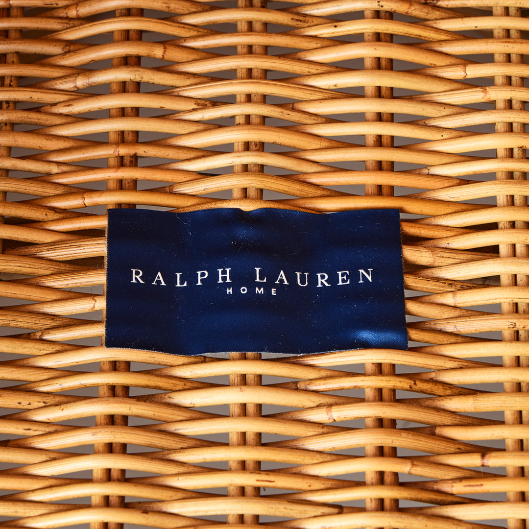 Pair of Vintage Rattan Chairs by Ralph Lauren Home