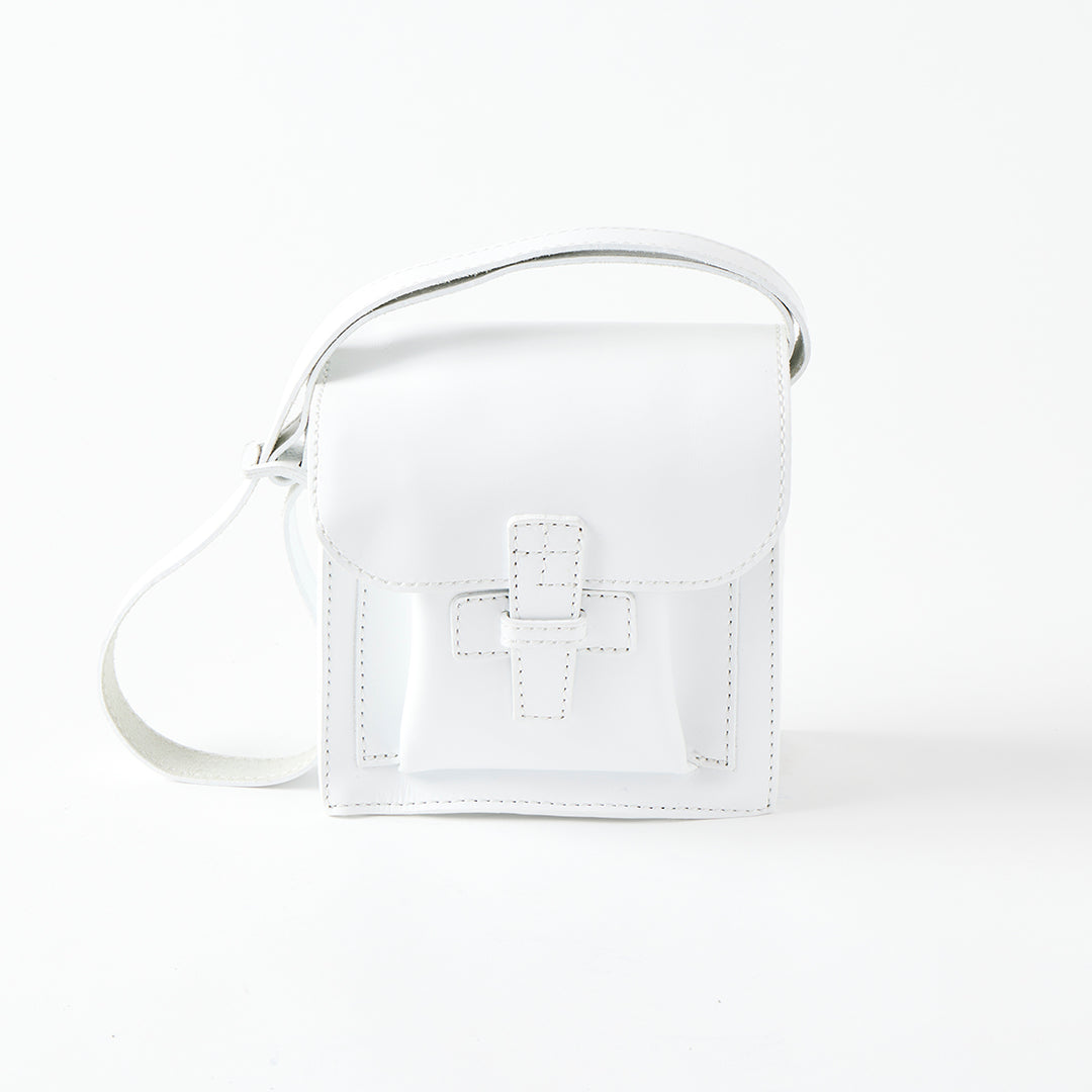 Sac .5 in White by Agnes Baddoo