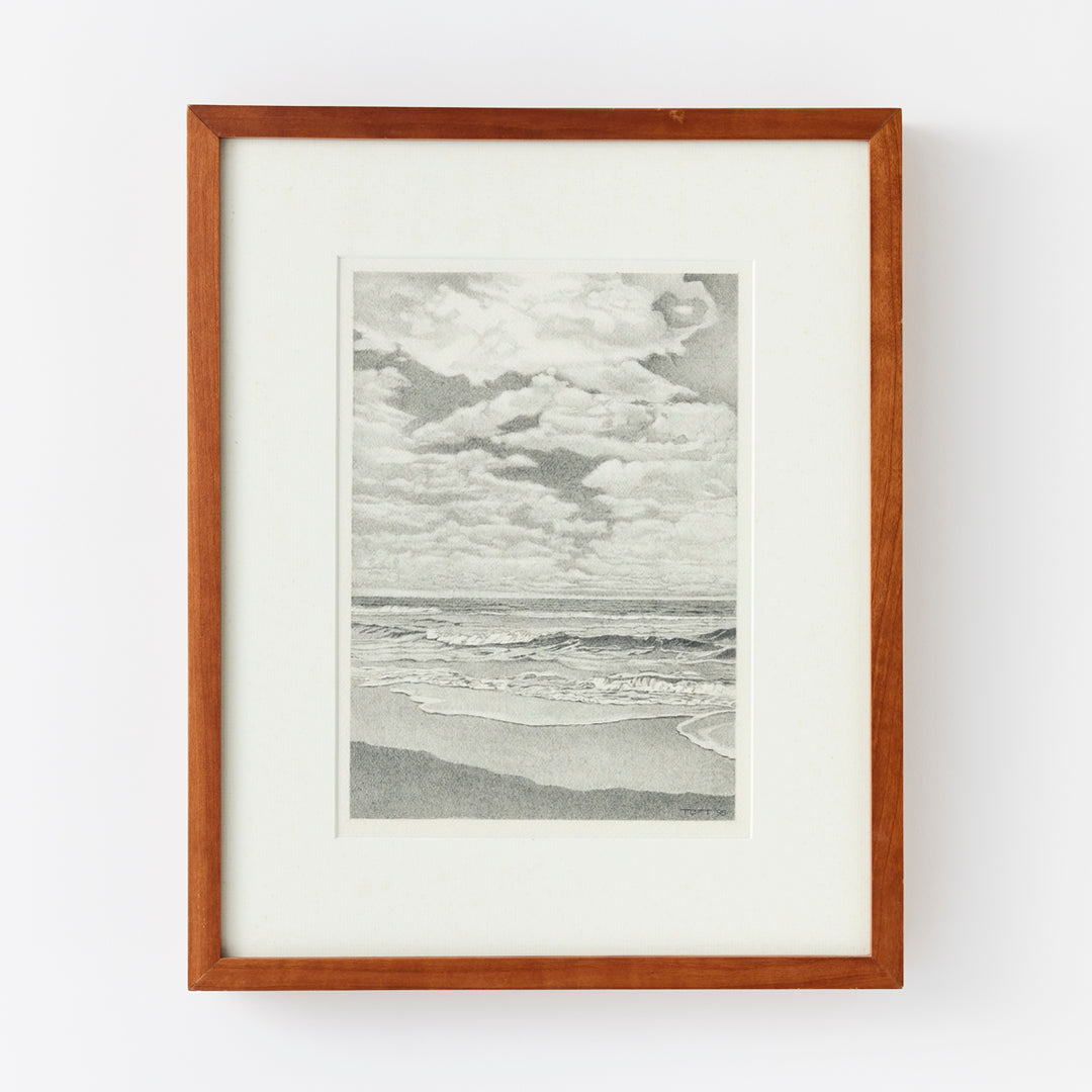 Framed Vintage Seascape Print