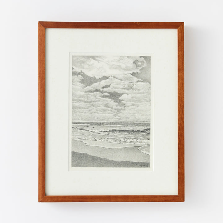 Framed Vintage Seascape Print