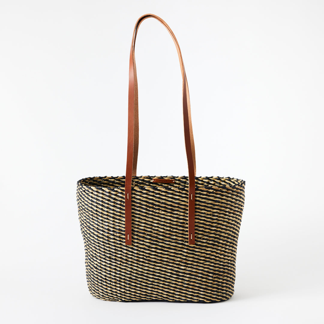 ★送料・関税込★unfold★Stripe two-way bag★ Double Stripe Bag (Beige) - unfold | 60% - Asian Fashion