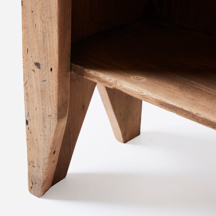 Antique Pine Crock Shelf