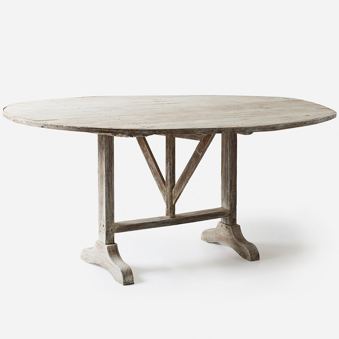 Antique French Wine Tasting Table