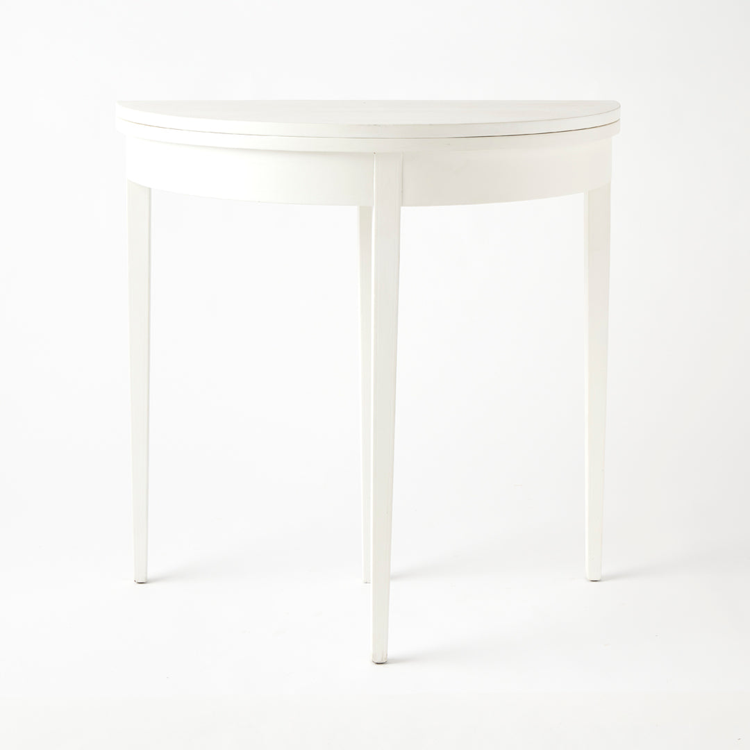 Vintage Demilune Table
