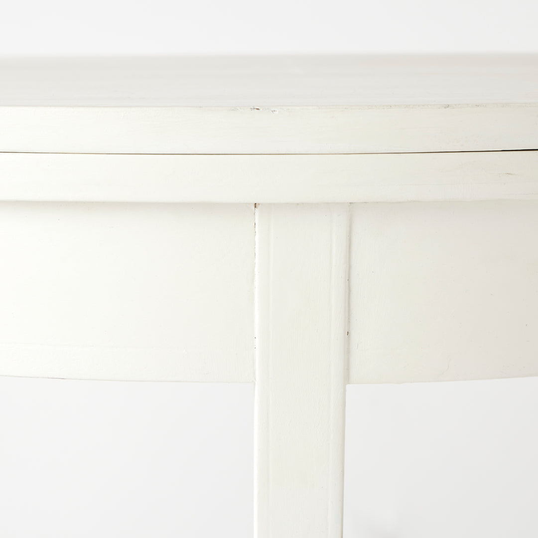 Vintage Demilune Table
