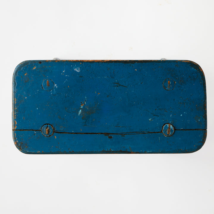Vintage Blue Milking Stool