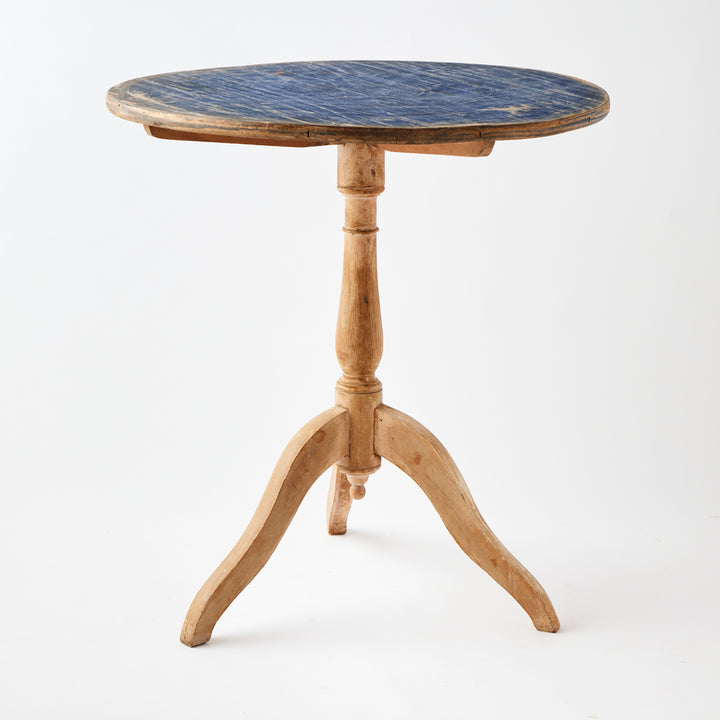 Antique Painted Pedestal Table