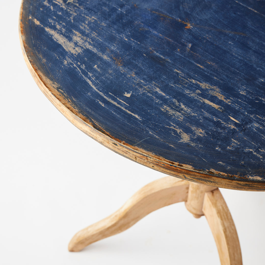 Antique Painted Pedestal Table