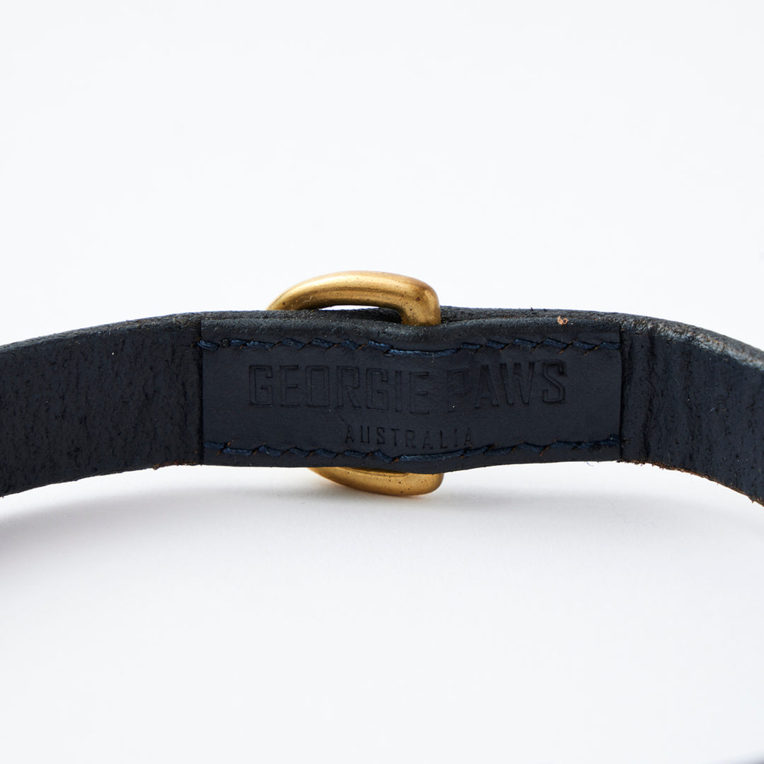 Large Bald Collar in Navy