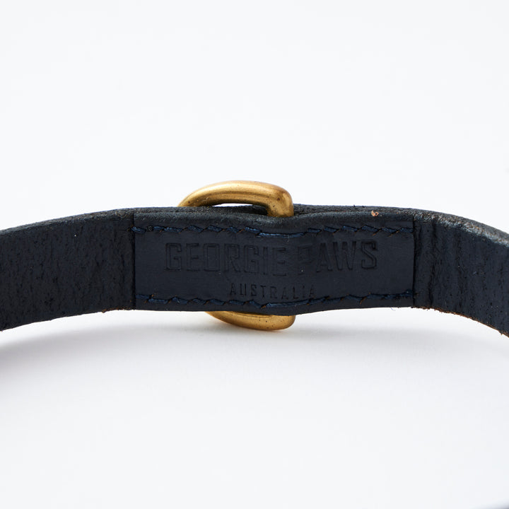 Large Bald Collar in Navy
