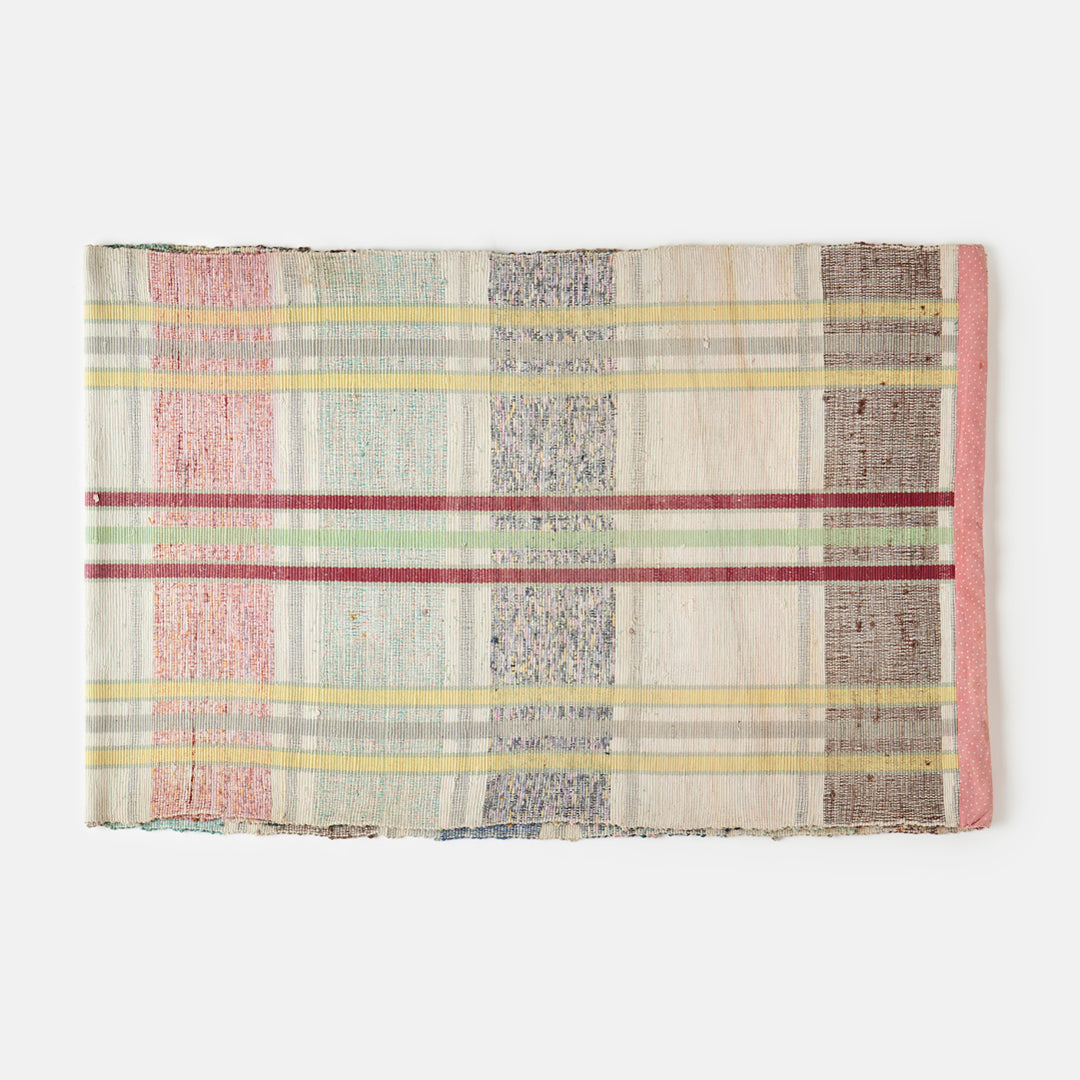 Vintage Rag Rug Runner 1