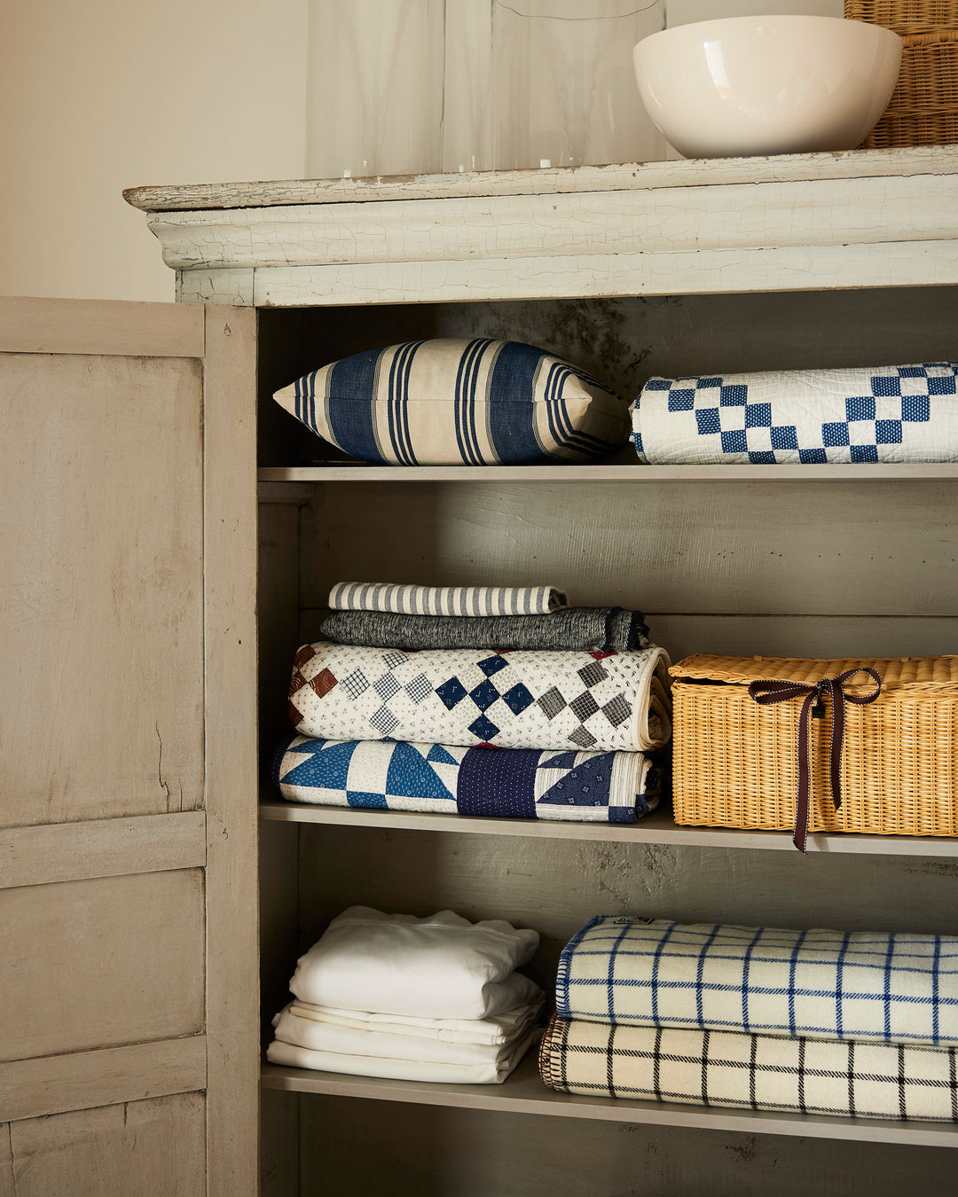 Antique Nine Patch Quilt, circa 1910
