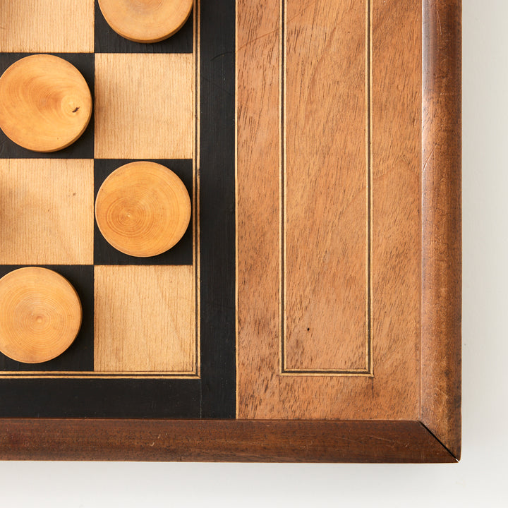 Antique Backgammon and Chess Set, circa 1920