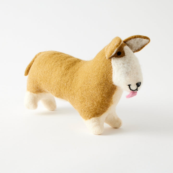 Hand Felted Corgi