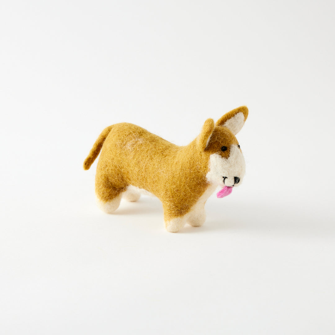 Hand Felted Corgi