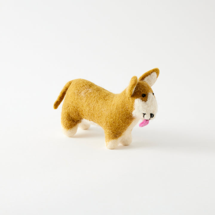 Hand Felted Corgi