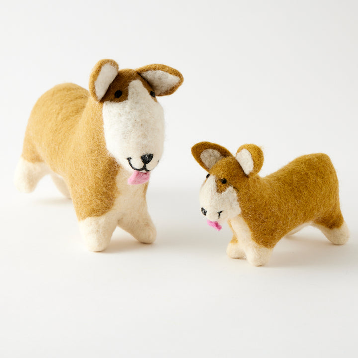 Hand Felted Corgi