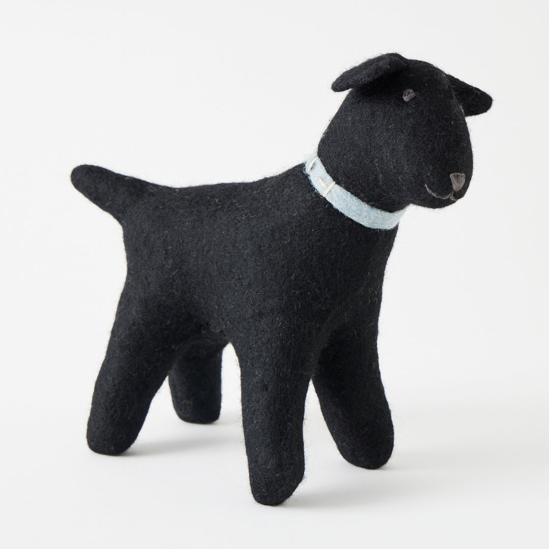 Hand Felted Black Labrador