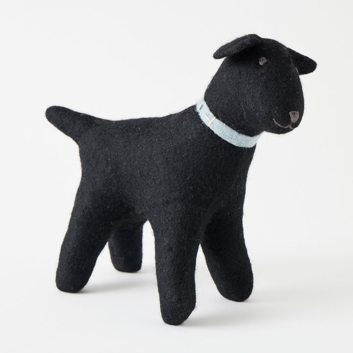 Hand Felted Black Labrador