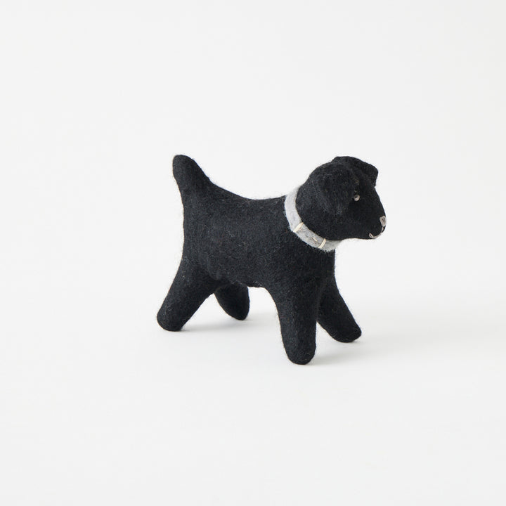 Hand Felted Black Labrador