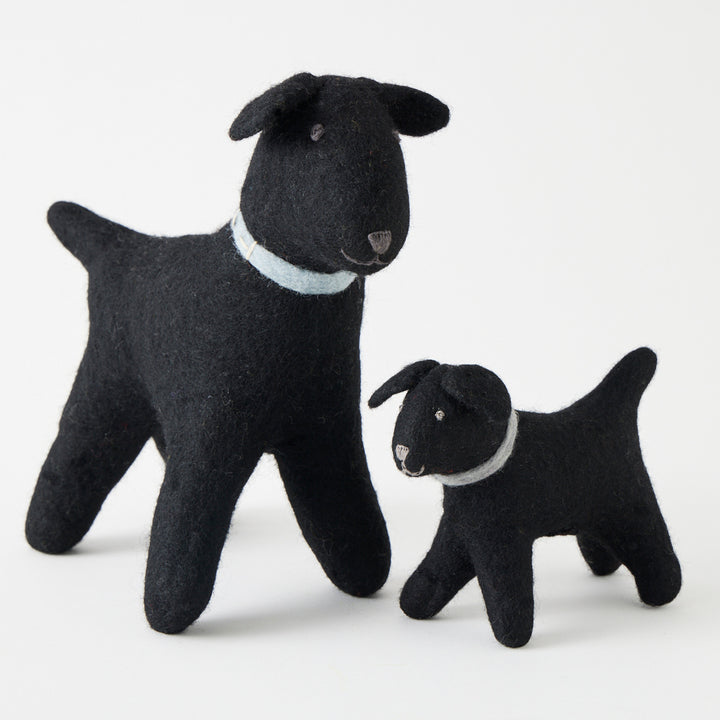 Hand Felted Black Labrador