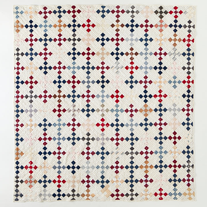 Antique Nine Patch Quilt, circa 1910