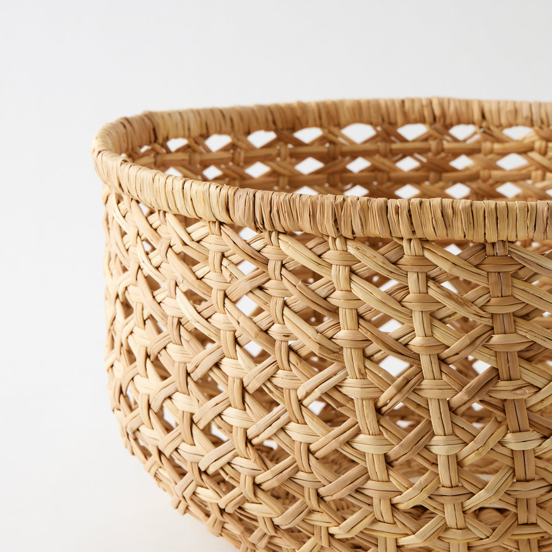 Hand Woven Circular Basket