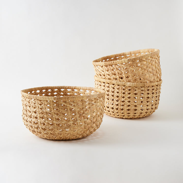 Hand Woven Circular Basket