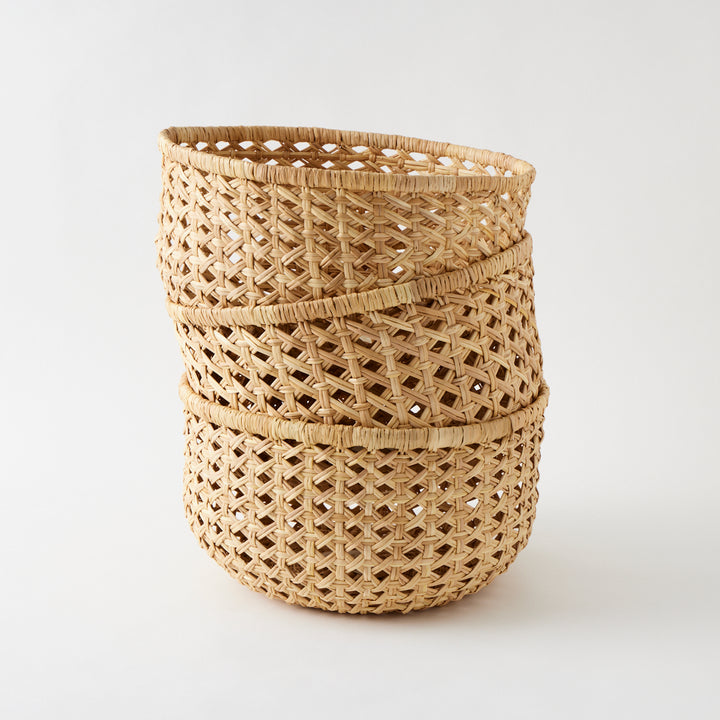 Hand Woven Circular Basket