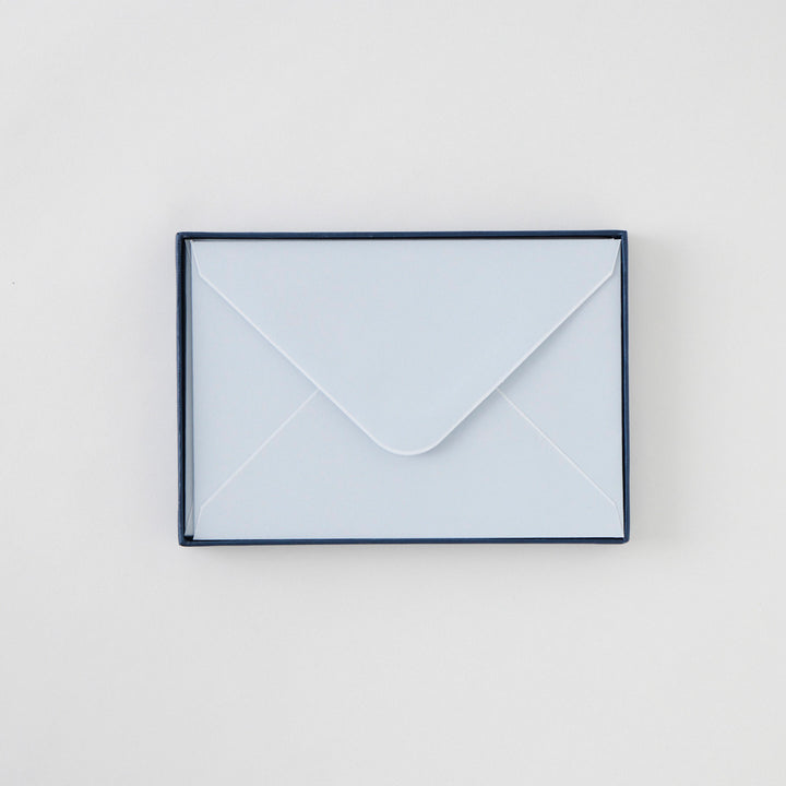 Boxed Notecard Set in Cool Blue