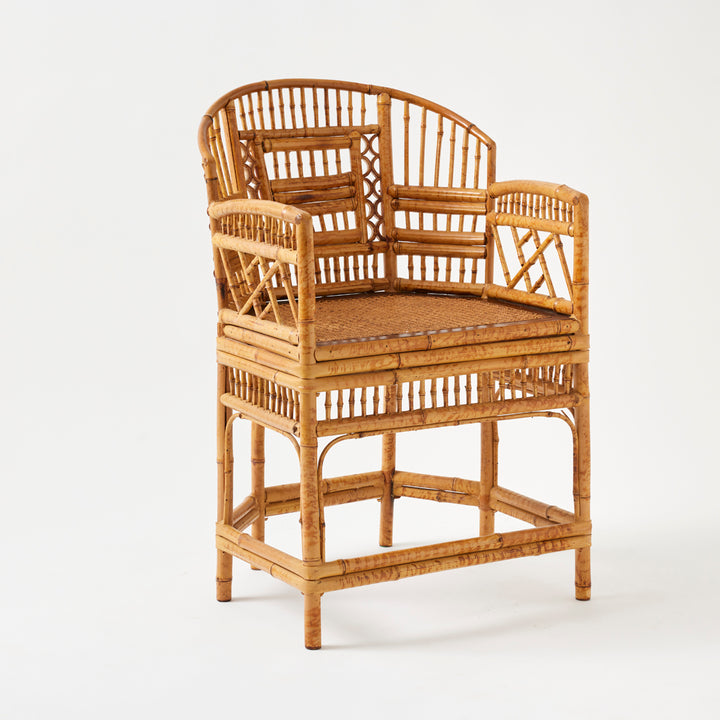Pair of Vintage Rattan Brighton Pavilion Chairs