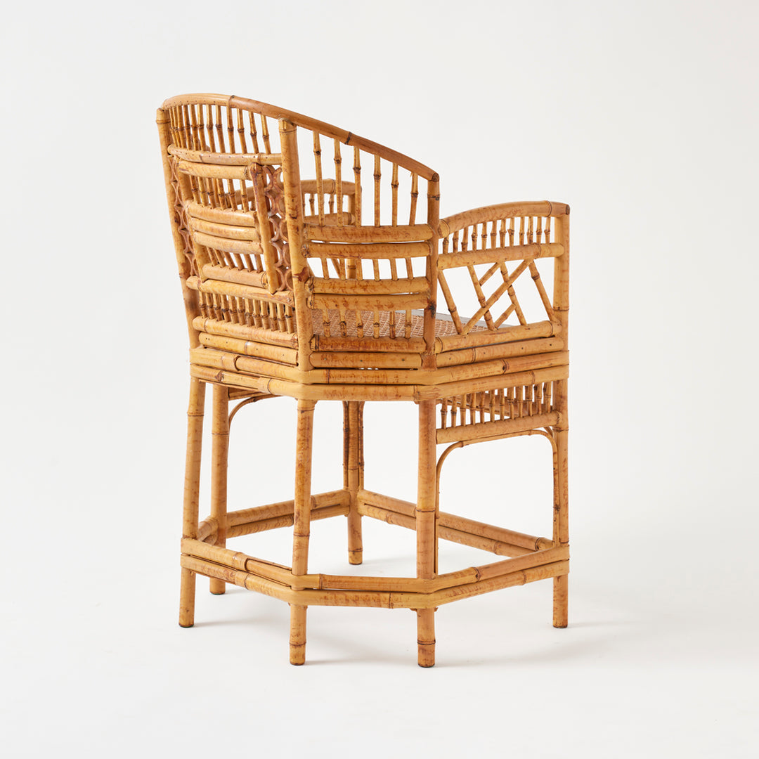 Pair of Vintage Rattan Brighton Pavilion Chairs