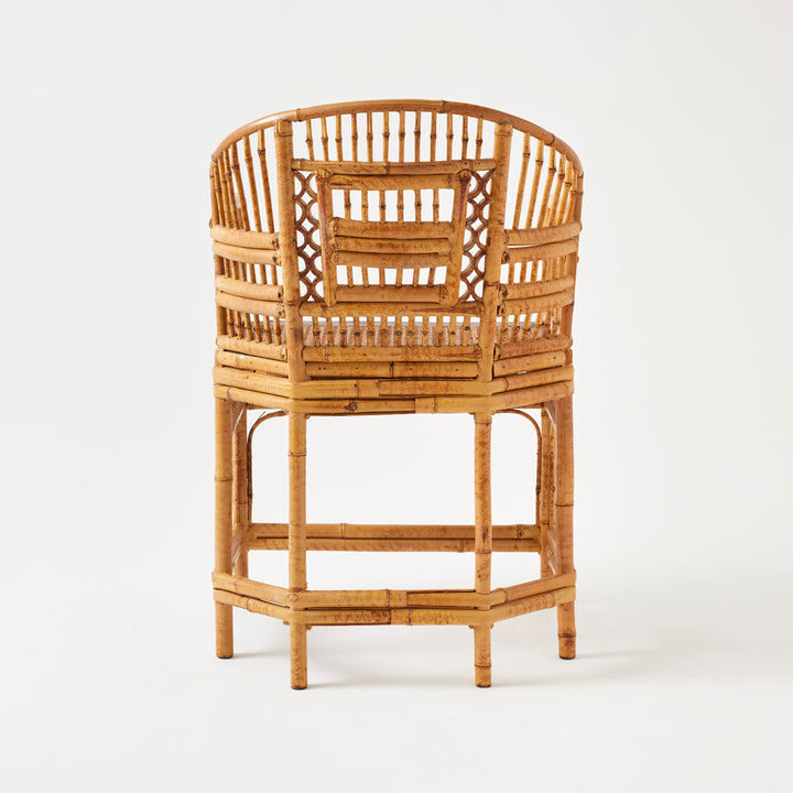 Pair of Vintage Rattan Brighton Pavilion Chairs