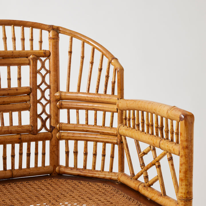 Pair of Vintage Rattan Brighton Pavilion Chairs