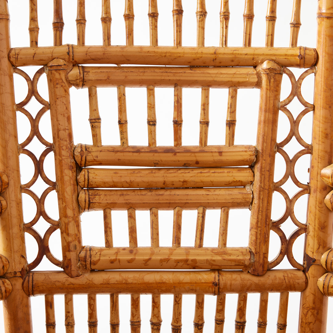 Pair of Vintage Rattan Brighton Pavilion Chairs