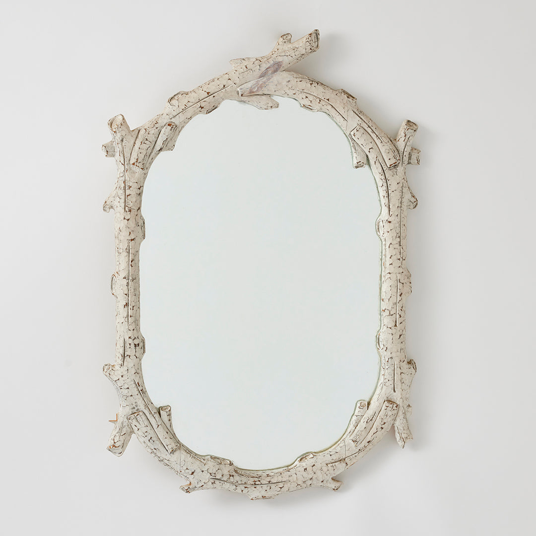 Vintage Faux Bois Mirror