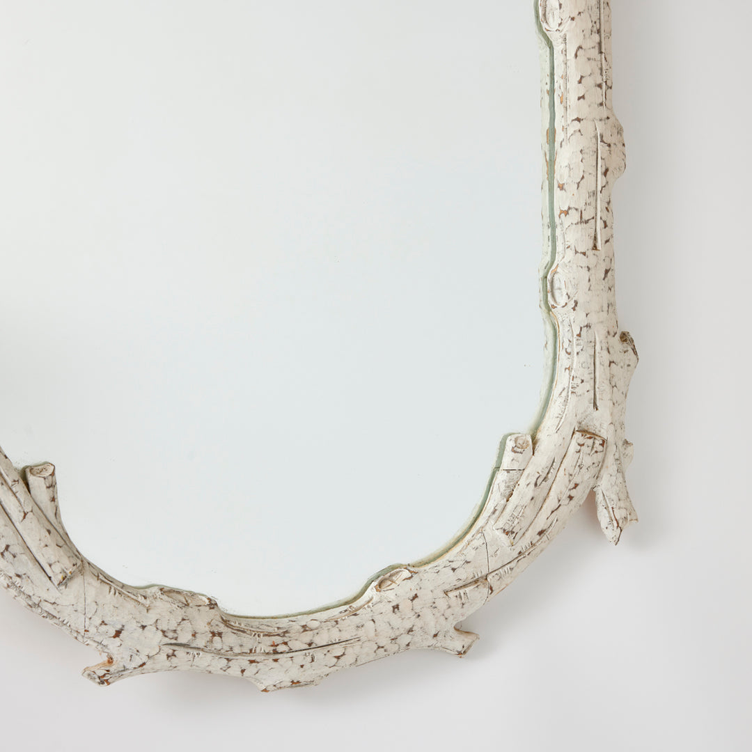Vintage Faux Bois Mirror