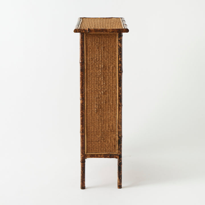 Antique Bamboo Bookshelf