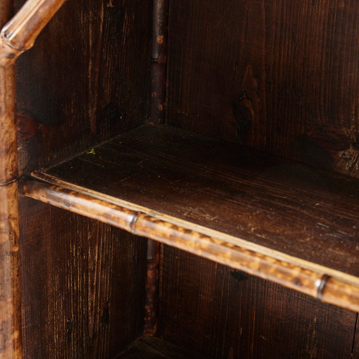 Antique Bamboo Bookshelf